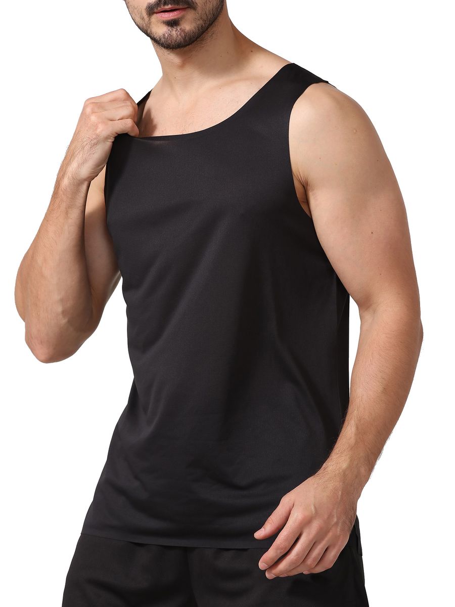 Men Sports Tank Tops Sleeveless Lightweight Running Vest