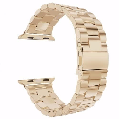 42/44mm Stainless Steel iWatch & Smartwatch Strap -  Rose gold
