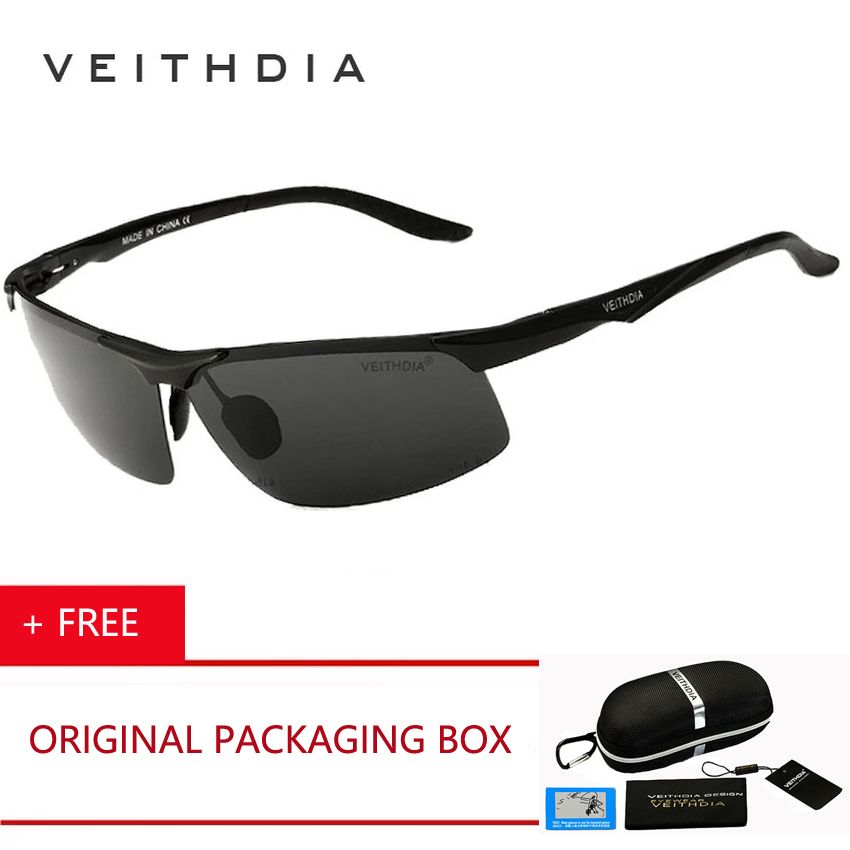 HD Brand Designer Eyeglasses Fashion Polarized Sunglasses Men's Glasses Driving Driver Sun Glasses Summer Classic 6502 ( Black ) [ Buy 1 Get 1 Freebie ]    CUIII