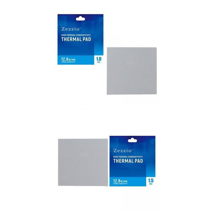 2pcs Silicone Thermal Pad Grease Pad 120x120mm High Temperature