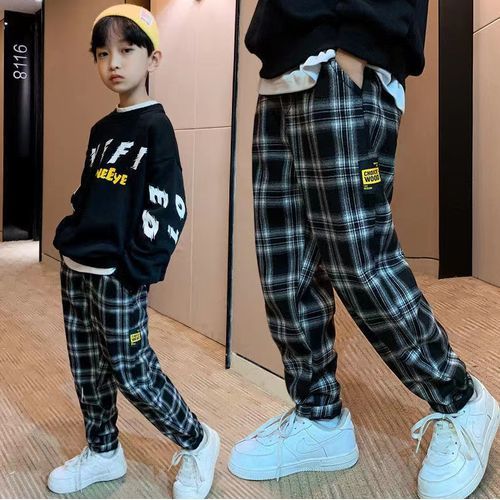 Child Print Kids Boy Girls Children Pants Jeans Trousers