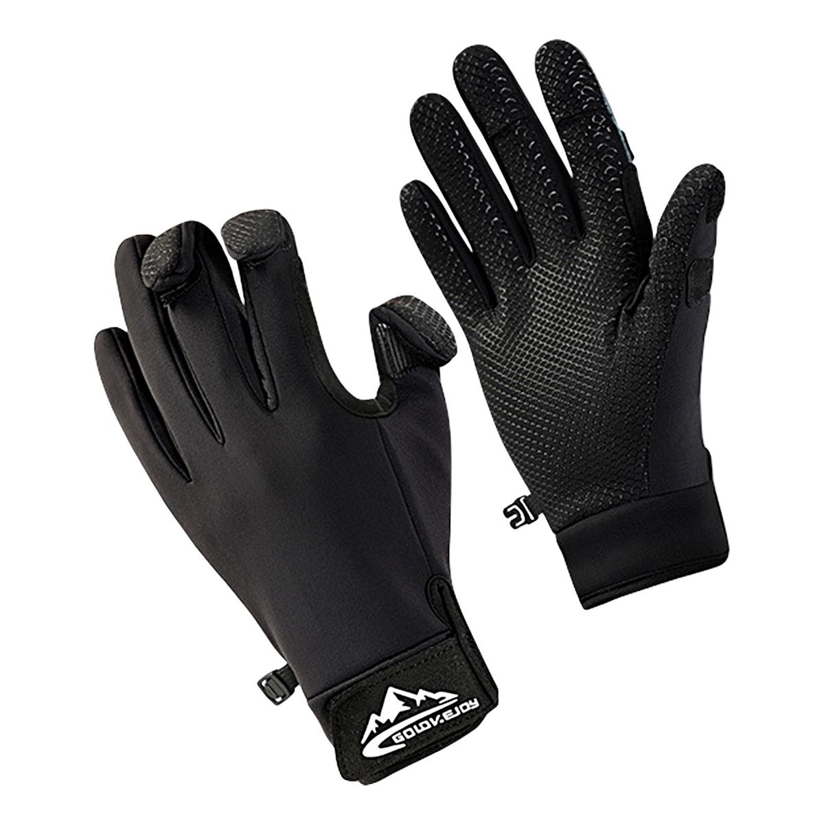Cycling Windproof Winter Unisex Skiing Angling Black