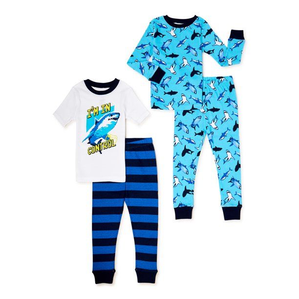 Cozy Jams Baby & Toddler Boys 4-Piece Set  (Runs Small Next Size)