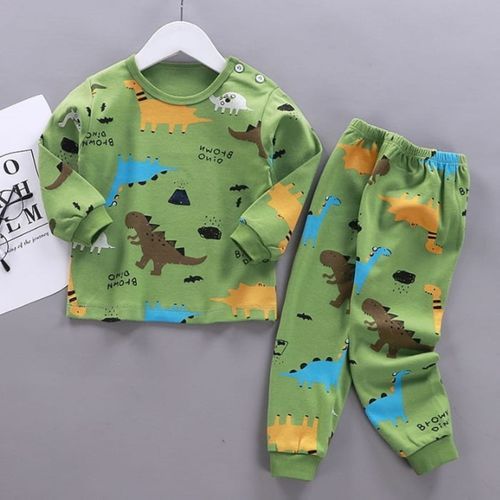 Unisex Dinosaur Army Green Pyjamas