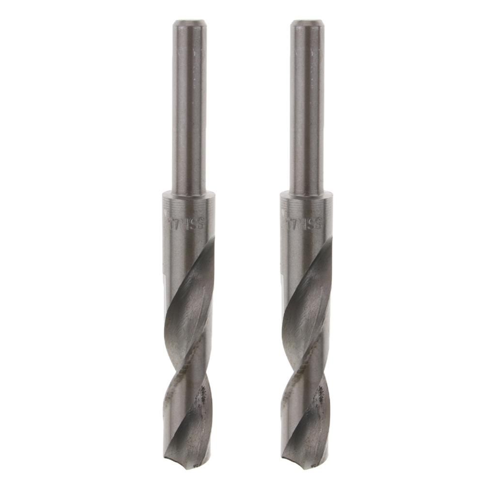 2pcs HSS Blacksmith Drill Bit HSS Reduced Shank High