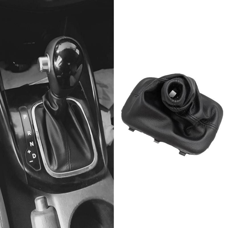 Car Automatic AT Leather Gear Shift Knob Dust-Boot Cover
