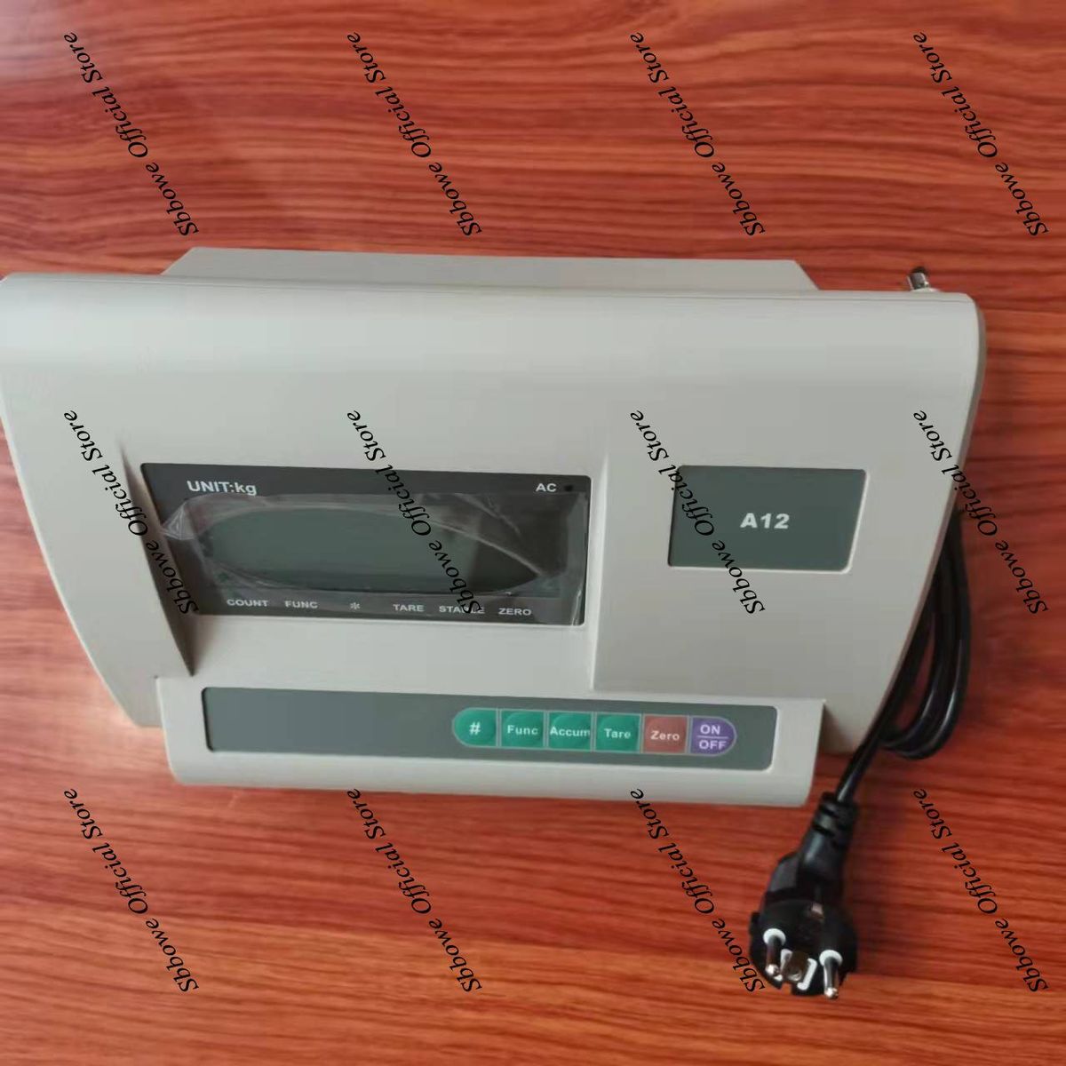 XK3190-A12  English Panel Weight Indicator RS232  Load Meter Controller A12  Weighing Display Load Instrument-Euro Plug 220V