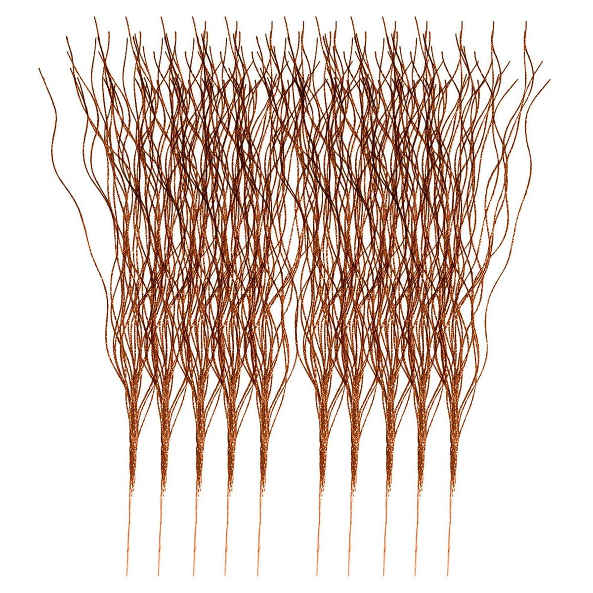 Thanksgiving Artificial Blooms 10 Pcs Festive Autumn Berry Stems Orange