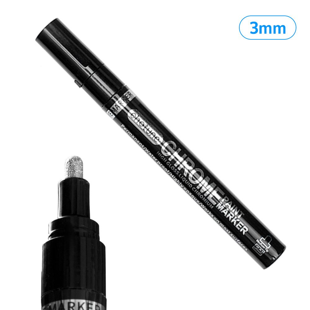 Art Liquid Silver Mirror Chrome Marker Smooth DIY Reflective