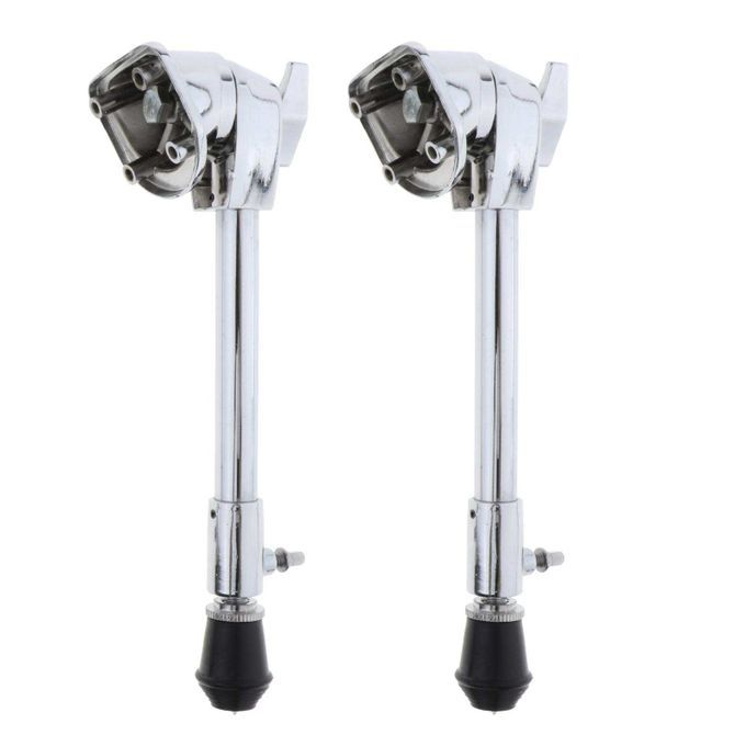 Set Of 2pcs Professional Bass Drum Spurs Legs Stand Anti Square Head