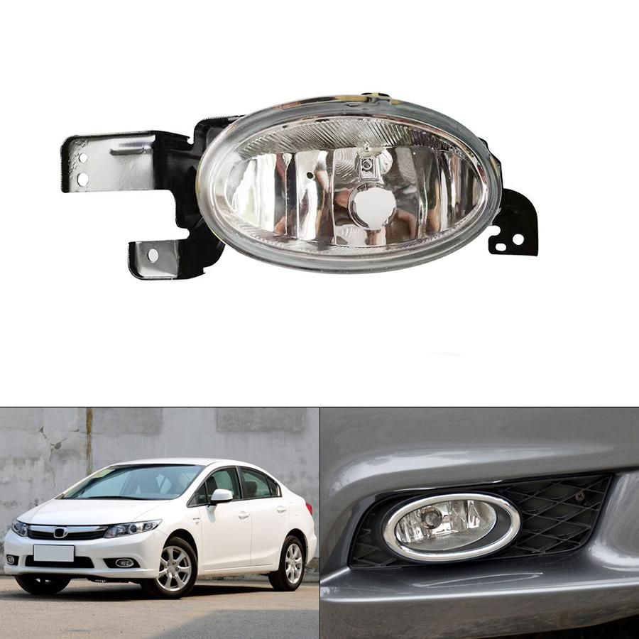 For Honda Civic 2012 2013 Car Accessories Front Bumper Lamp Fog Lamps Anti-fog Lights Foglight Without Bulb 1pcs