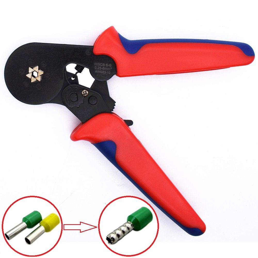 Electrical Wire Crimpers Hexagon 0.25~6mm2 AWG 23~10