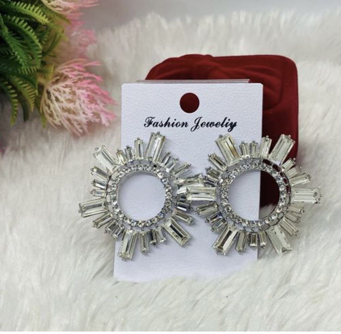 Silver Trendy Fashion Earring