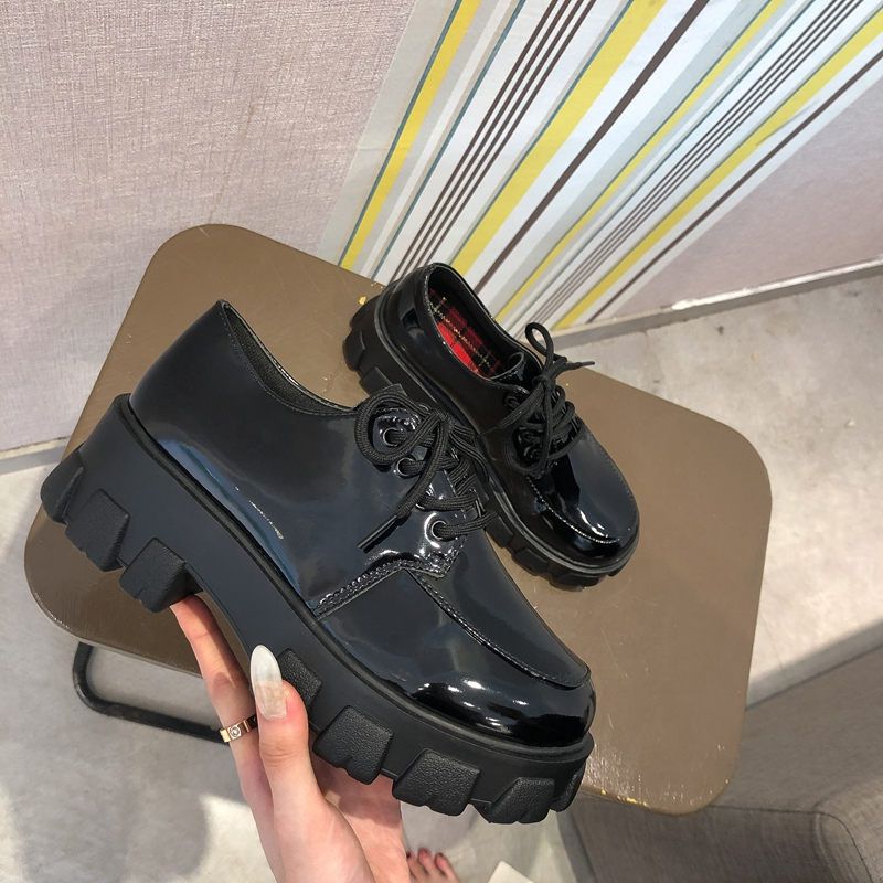 (light B)shoes Platform Shoes Lolita Shoes Oxfords Women Heels School Uniform Jk Student Shoes JIN
