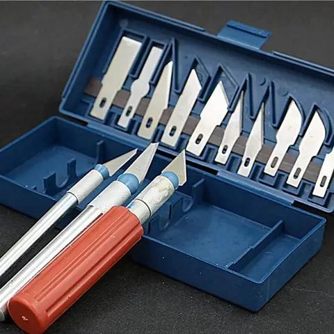 13pcs Precision Knife Carving Craft Knife With Box