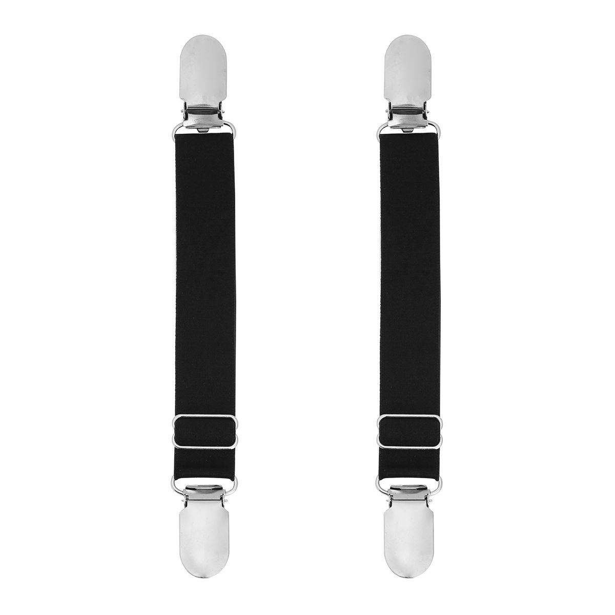 Uni Elastic Band Garter Belt Shirt Stays Holder Socks-2PCS I Style Garter-ONE SIZE FITS ALL