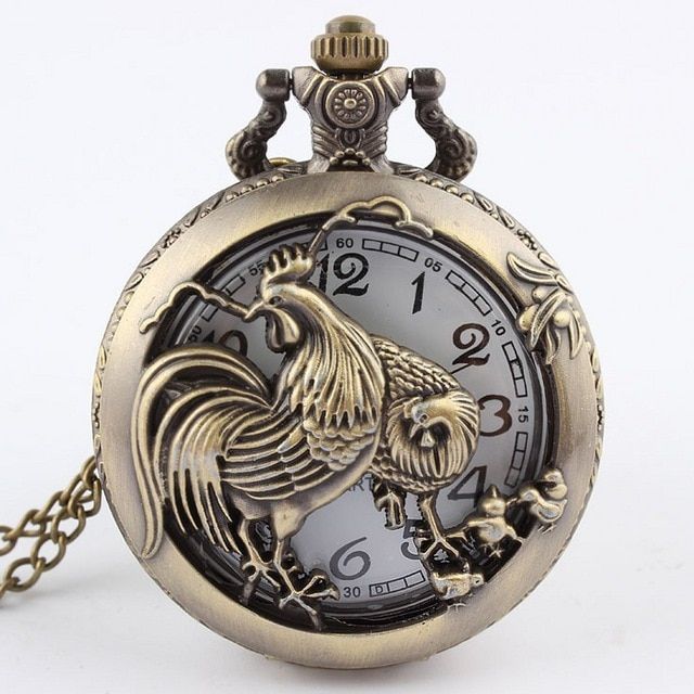 Quartz Pocket Watch Men's And Women's Necklace Pendant