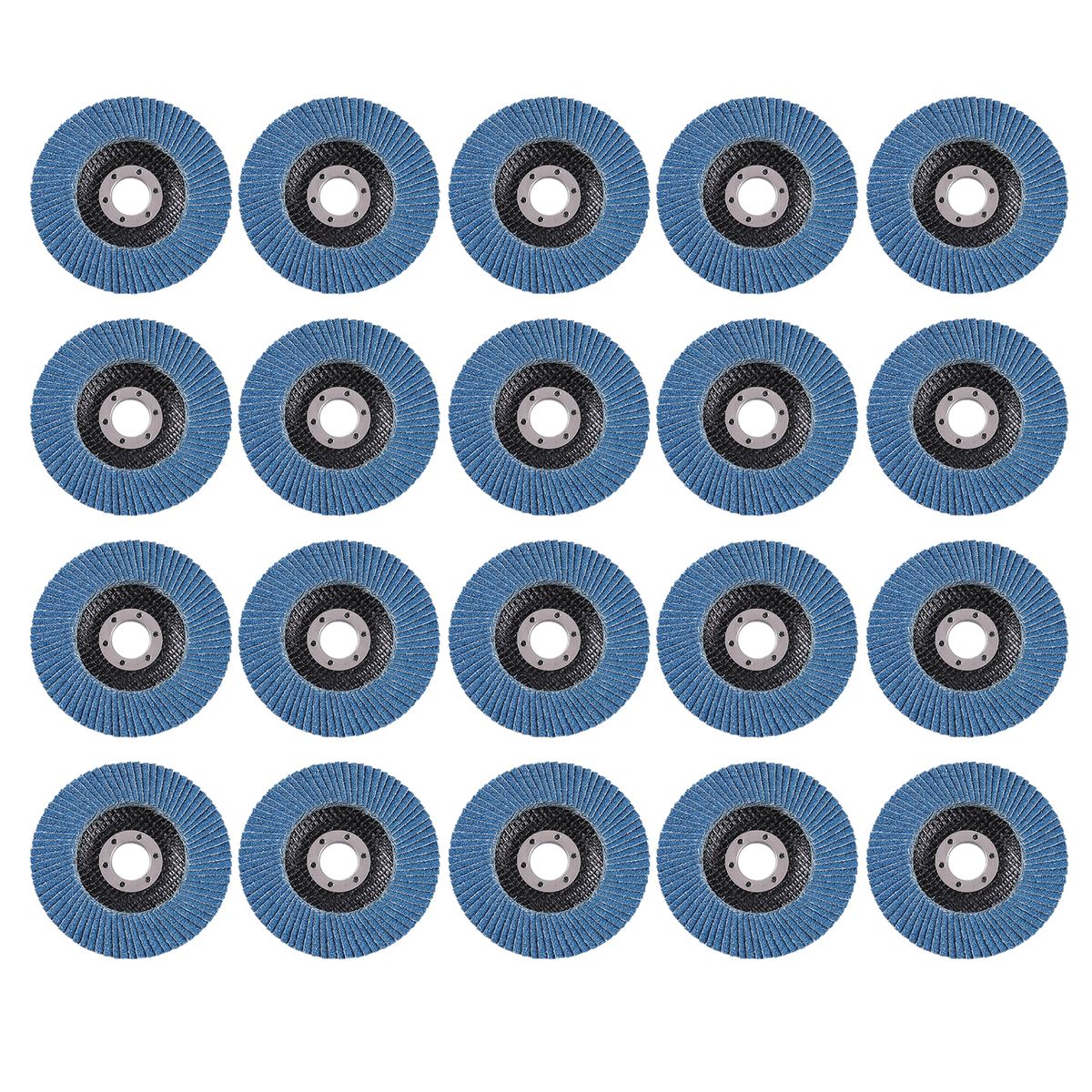 20Pcs 4.5in  Angle Grinder Flap Discs 4.5'' X 7/8'' Premium