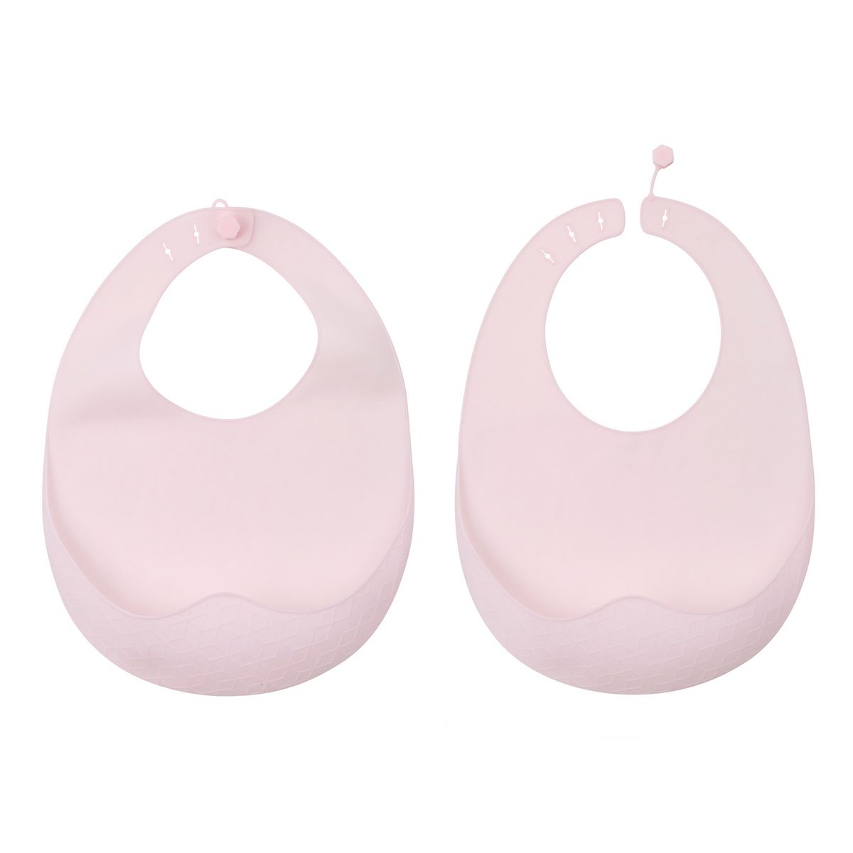 Baby Silicone Bibs Set Of 2 Adjustable Extra Thin Baby
