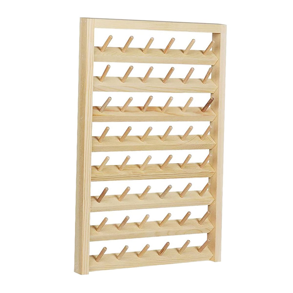 Wall Hanging Thread Holder Multi-Spool Sewing Thread Stand 48 Spool