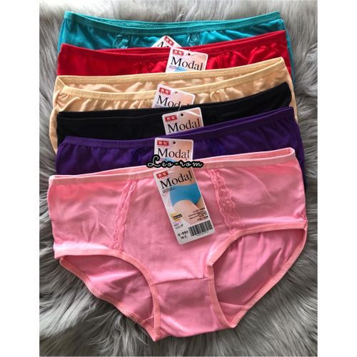 Set Of Ladies Cotton Panties Best Look On -  6 In 1