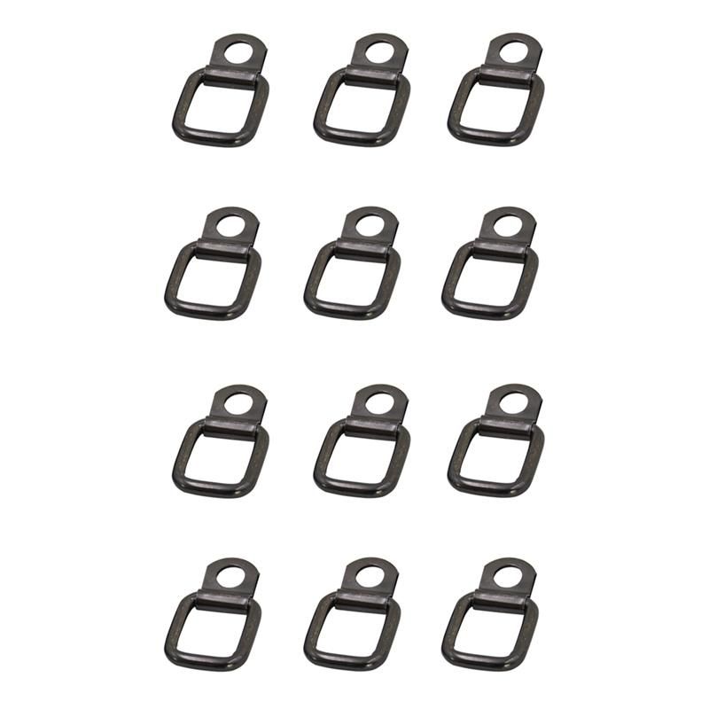 12x Tie-Down D-Rings for Jeep Wrangler JL JT JK TJ YJ LJ 1995-