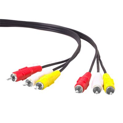 Good Quality Audio Video Stereo AV Cable, Length: 15m