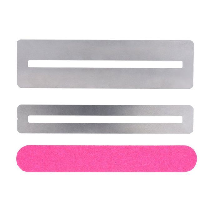 Guitar Fret Repairing Tool Set Fretboard Guard Prote TIve Shim & Fretwire File-Silver