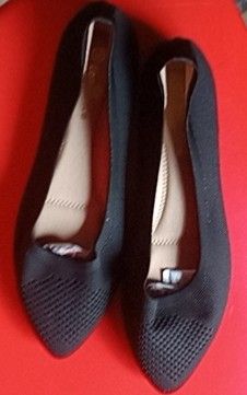 New Caribbean Female Flat Shoe - Black
