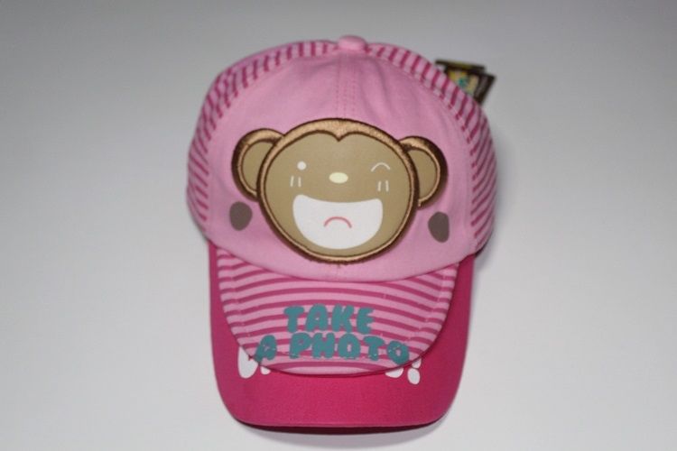 Girls Pink Face Cap(adjustable)