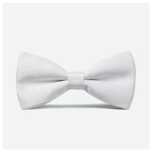 Kids Children Bow Tie-White