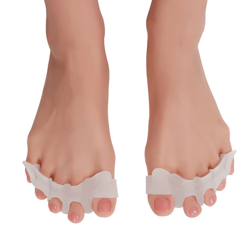 1 Pair Toe Separator Braces Toe Five Fingers Fixer Big Foot