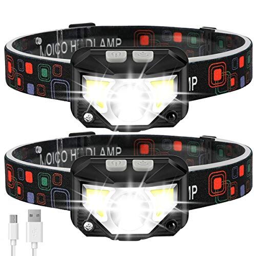 Headlamp Rechargeable MOICO 1100 Lumen Super Bright LED Head