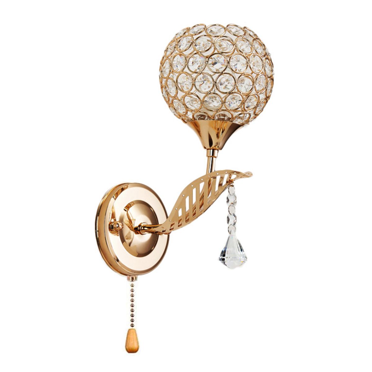 Crystal Wall Sconces Bedroom Wall Lamp With G9 Light Bulb 3