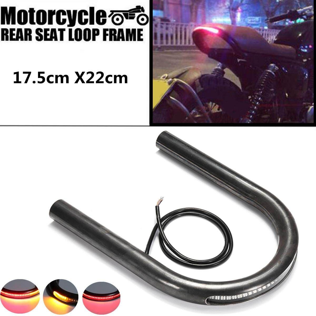 175mm Racer Frame Hoop Tracker End Flat Seat Loop Large With Turn Brake Light
