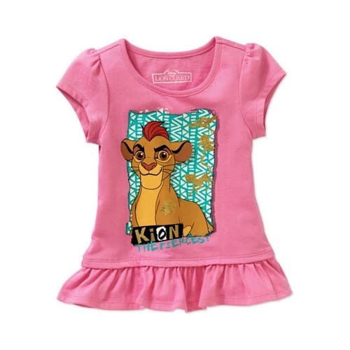 Lion Guard Toddler Girl’s Ruffle Hem Tee