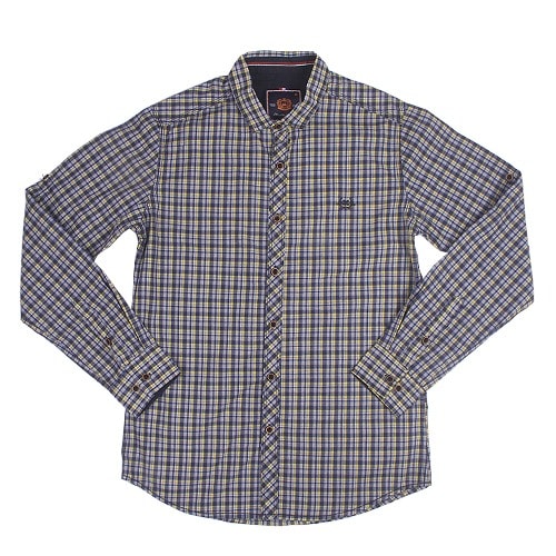 Men's Check Long Sleeve Shirt - Multicolor