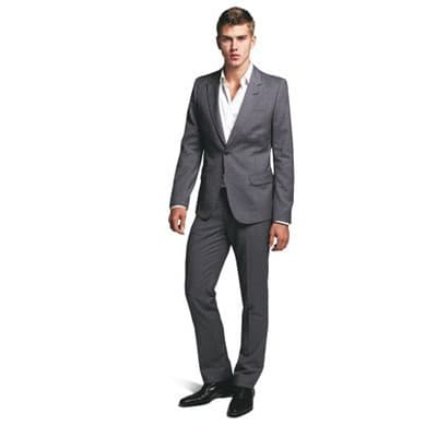 Smart Slim Fit Suit - Grey