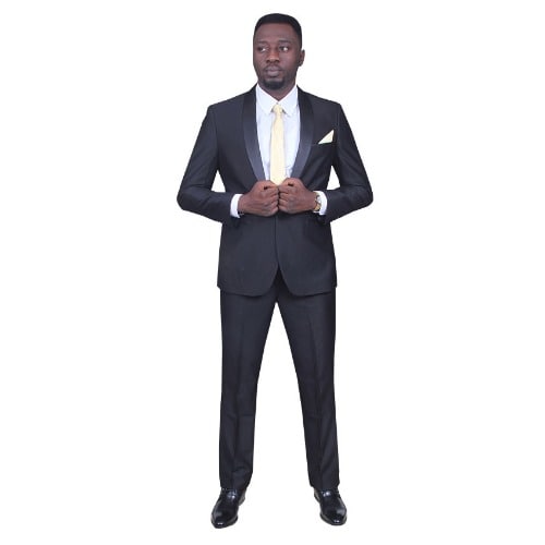 Men's Glossy Wool Blend Suit - MS-3748