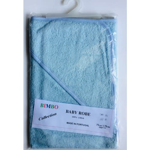 Baby Blue Hooded Robe Towel