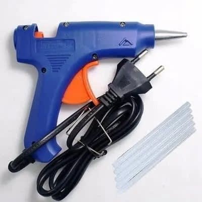 Small Hot Melt Glue Gun +10 Sticks Candle Glue Sticks