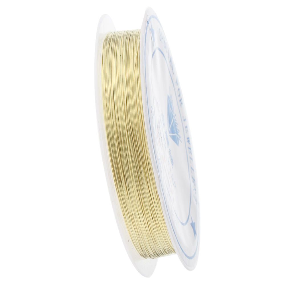 2 Roll Beading Craft Copper Wire Jewellery Making Finding 0.25mm