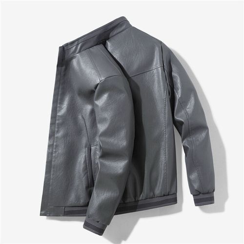 Mens Leather Jackets Casual Business Working Jacket