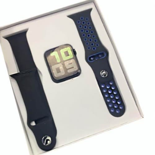 T55 Smart Watch Smart Band With Bluetooth & Phone Call  - 2 Straps - Blue