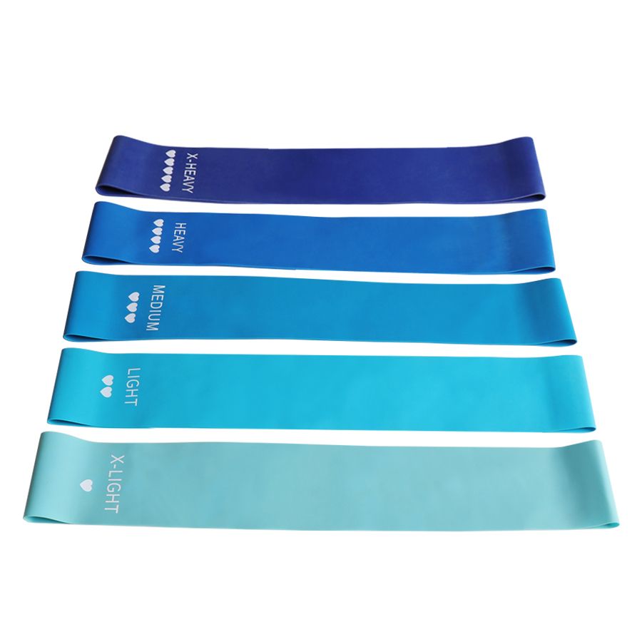 Stretch Mini Resistance Bands Training Exercise Elastic Fitness Rubber Bands For-lan 12345