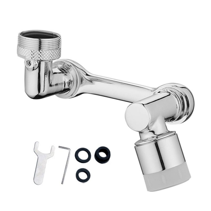 1080 Degree Swivel Robotic Arm Sink Faucet Aerator Universal Adapter Water Tap Extender Splash Proof Faucet Sprayer