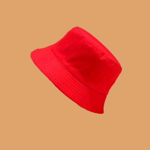 Reversible Lighthouse Bucket Hat -red