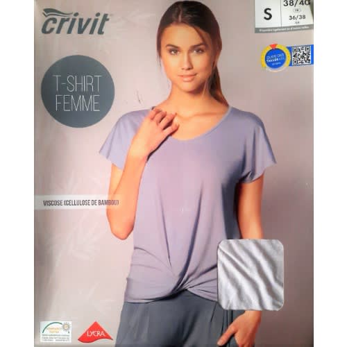 Ladies Fitness Long Casual T-shirt - Purple