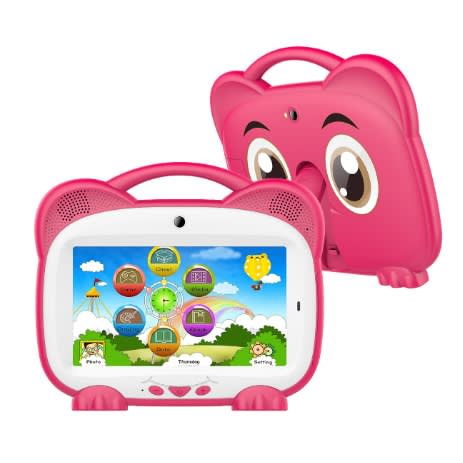 Modio M710 Kids Tablet - 7-INCH - 32GB ROM - 2GB RAM - 4G LTE - Zoom + Google Meet - Pink