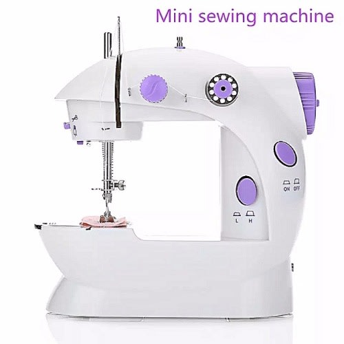 Desktop Sewing Machine  Portable Crafting Mending Machine With 12 Built-in Stitches